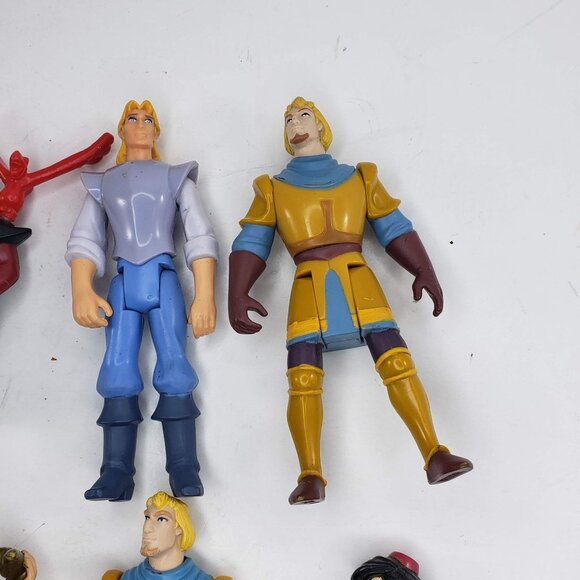 Vintage Disney Action Figure Lot Aladdin Jafar John Smith Phoebus 6-Piece Set - Picture 9 of 12